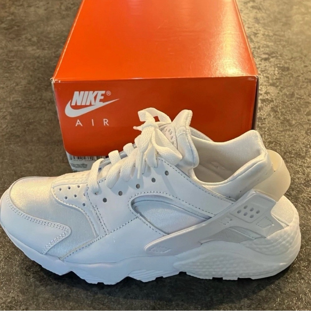 Nike Air Huarache White Sneakers